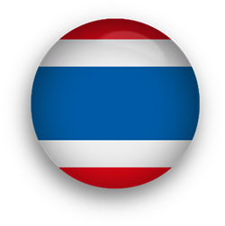 Thailand Flag button round