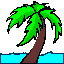 palm tree dancing animated