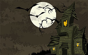 haunted house image