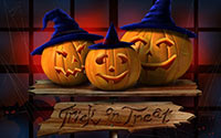 trick or treat halloween background image