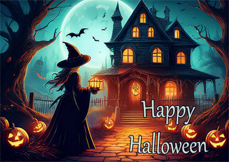 haunted house witch