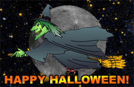 happy halloween witch