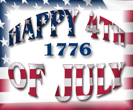 Happy 4th of July 1776 graphic
