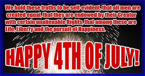 All Men Are Created Equal - Happy 4th of July