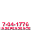 Independence 7-4-1776 - Animated
