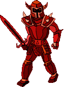 red knight transparent clipart image