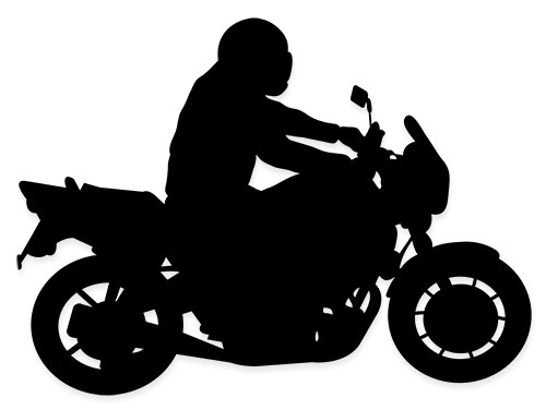 silhouette motorcycle