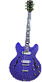 animated blue guitar