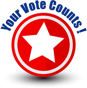 your vote counts