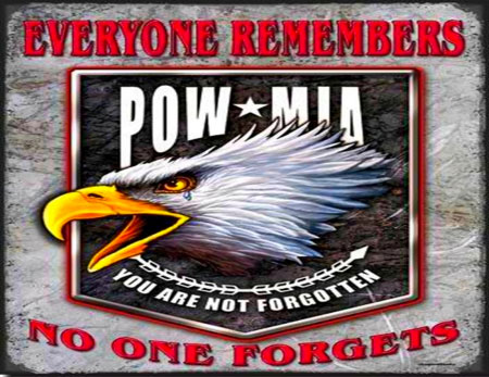 Everyone Remembers pow/mia