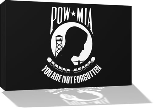 POW-MIA Flag 3D wall