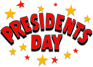 Presidents Day sign clipart