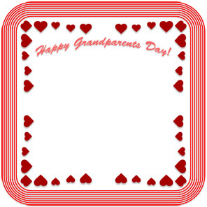 Happy Grandparents Day frame