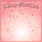 Merry Christmas pink holiday design