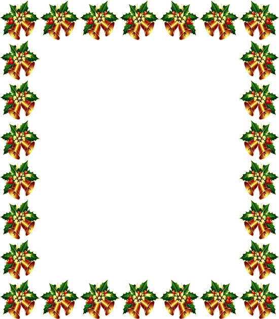 Free Christmas Holly Borders - Clipart