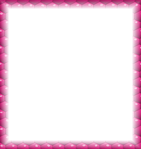 fuchsia border frame