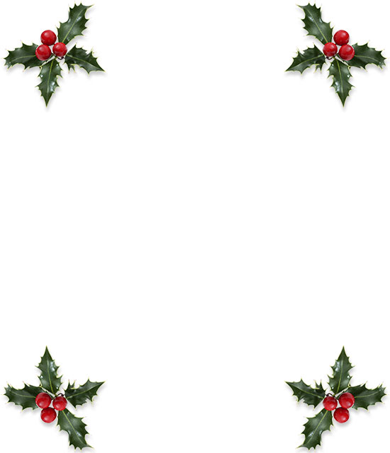free christmas headers clipart flowers
