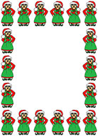 disney christmas clipart borders and lines
