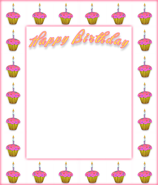 birthday borders and frames