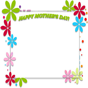 flower frame Happy Mother's Day