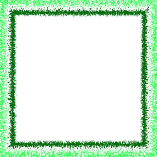 white and green border frame
