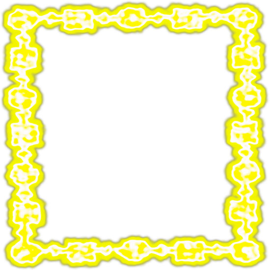 yellow chained border frame