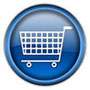 shopping cart image white on blue