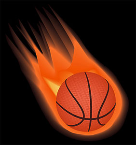 basketball fire