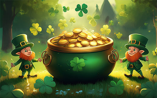 two leprechauns