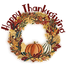 Happy Thanksgiving autumn wreath