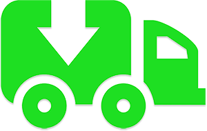green truck icon