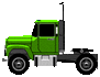 green truck cab