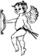 cupid line drawing