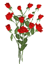 animated roses