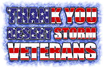 Thank You Desert Storm Veterans