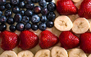 4th of july fruitb design