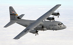C-130J Hercules in flight
