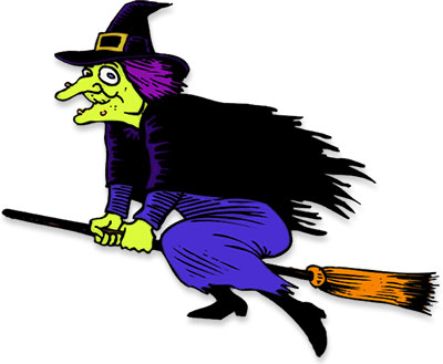 green witch clipart