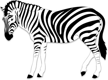 zebra clipart